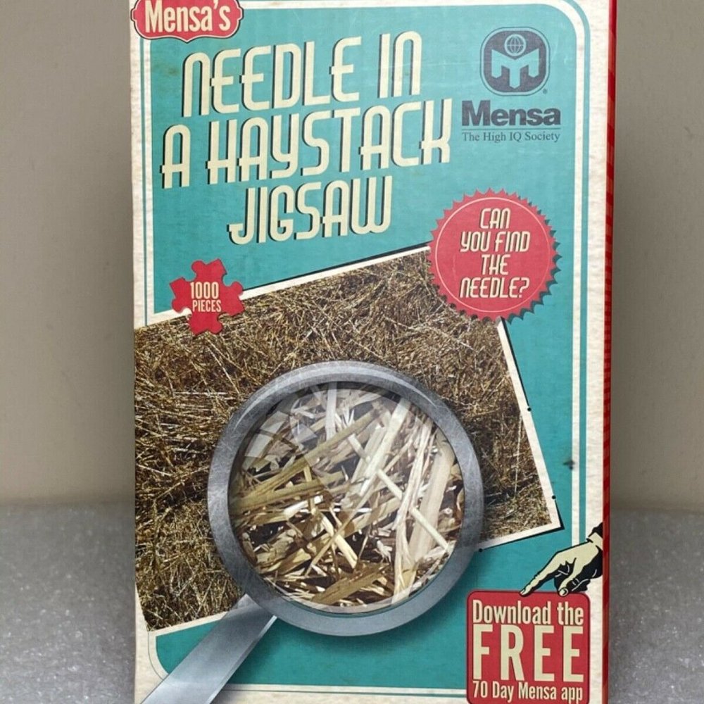 1000 Pc Jigsaw Puzzle Mensa's Needle in a Haystack